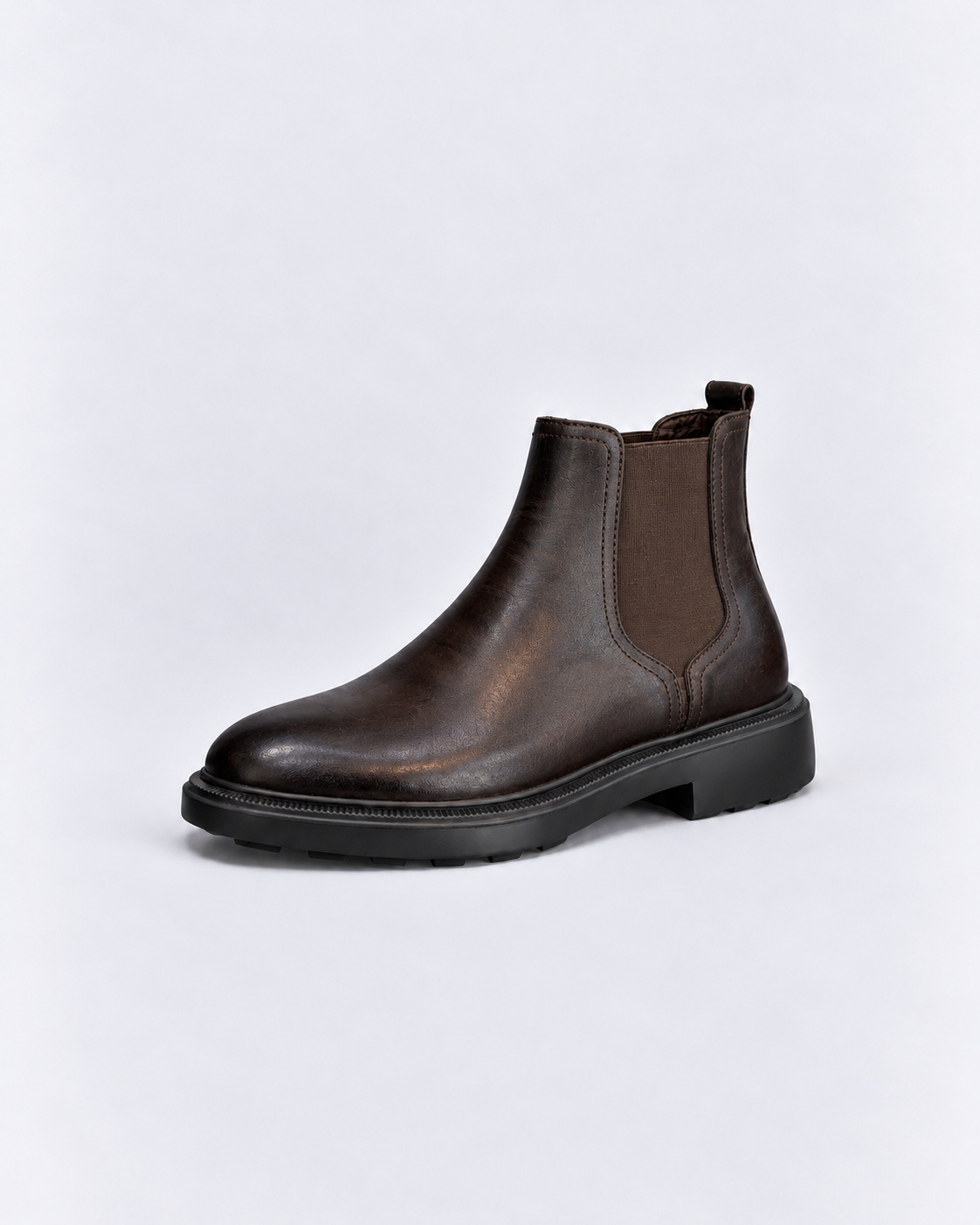 نیم‌بوت تمام چرم طبیعی قهوه‌ای Matthew Shose با زیره فوق‌العاده نرم و راحت